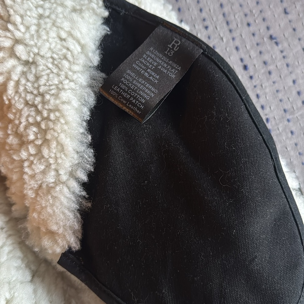 R13 Shrunken Shearling Jacket - image 8
